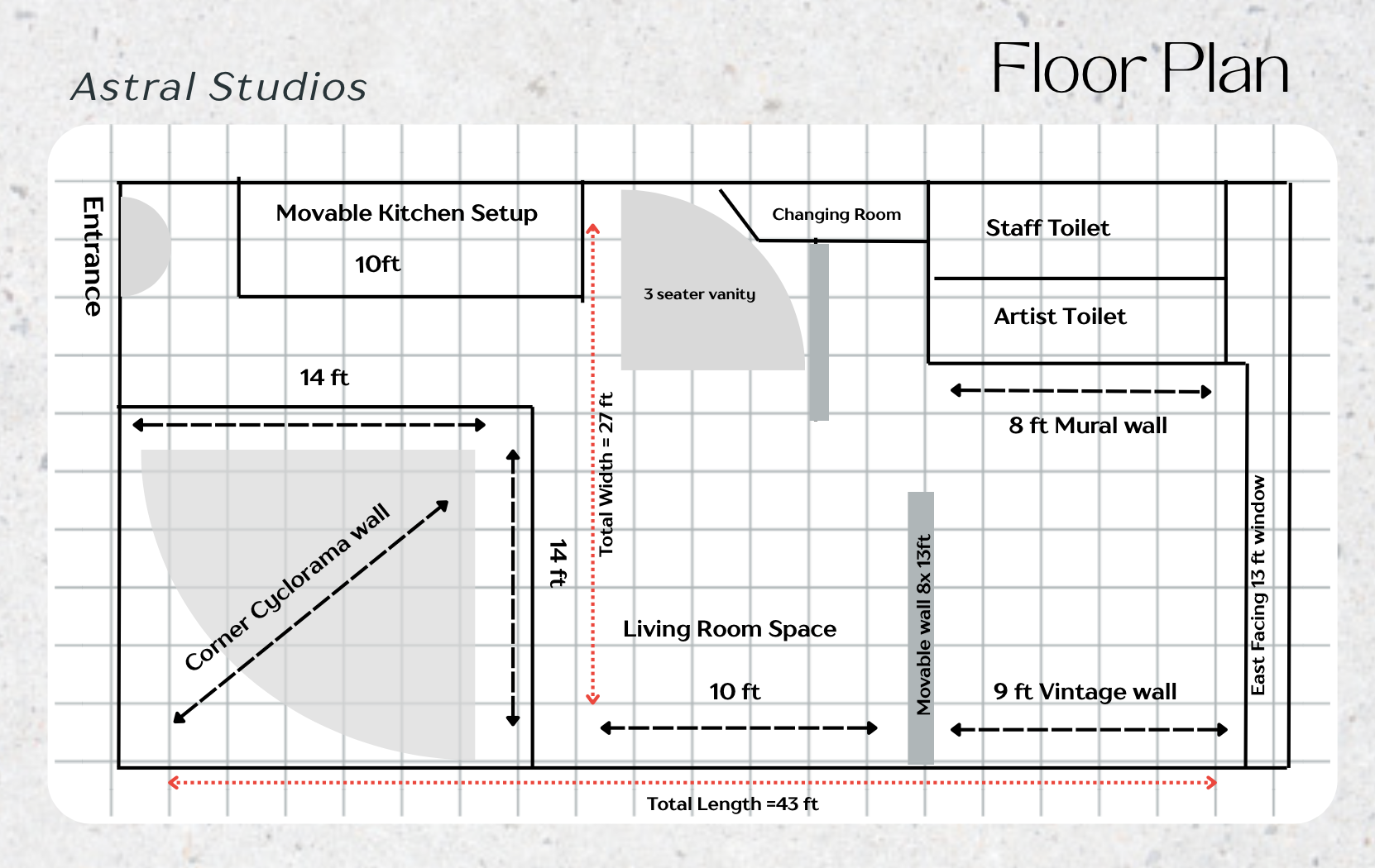 Studio Floor Plan